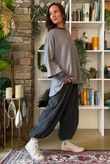 Sander Pull Tie Fine Knit Grey Marl
